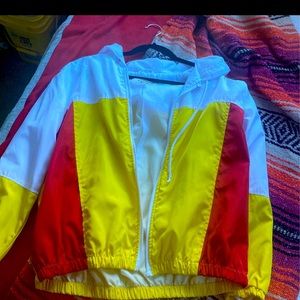 OutEdge red and yellow jacket